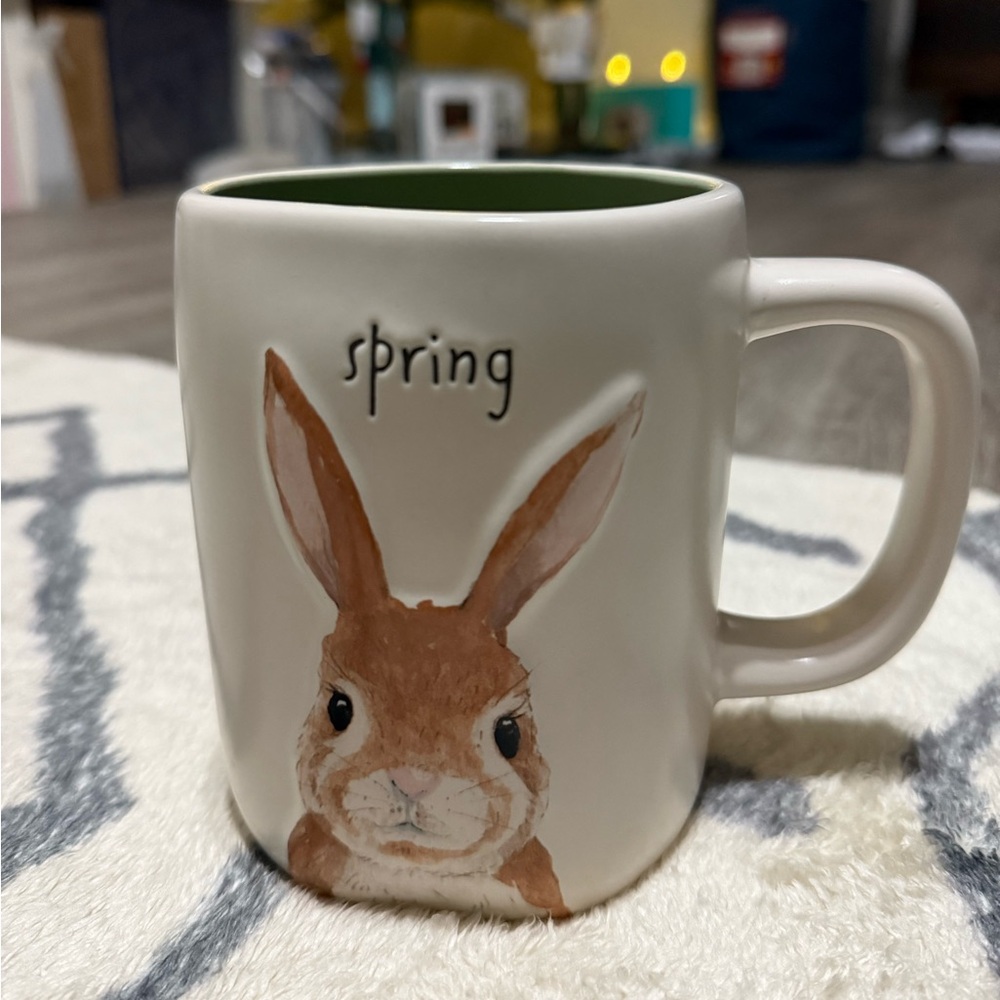 Rae Dunn Mug - Spring with Cute Bunny